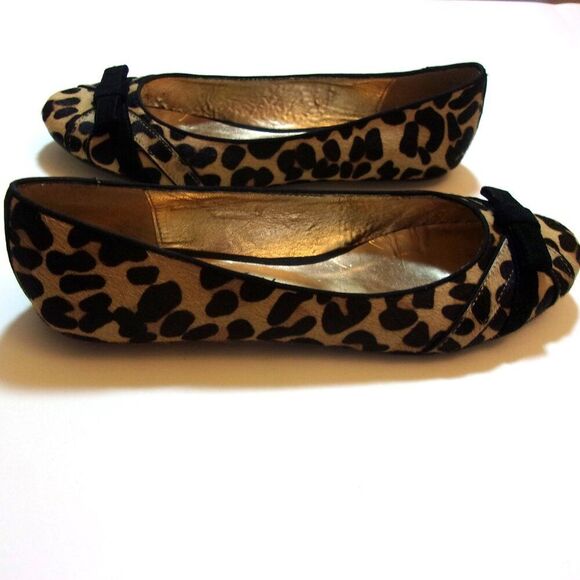 Beverly Feldman Animal Print Ballet Flats Slip On Shoes Size 7 - Picture 4 of 5